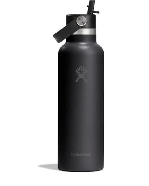 Picture of 21Oz Standard Mouth with Flex Straw Cap Black